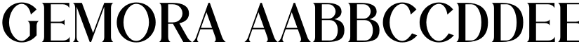 Gemora font