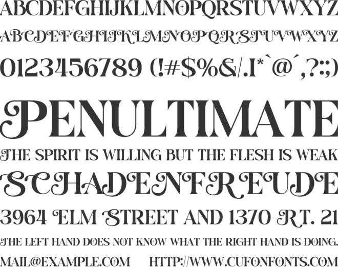 Amore Christmas font preview