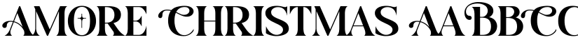 Amore Christmas font