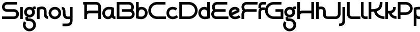 Signoy font