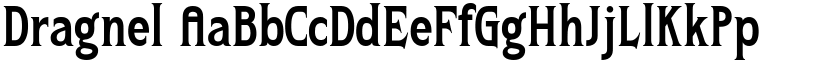 Dragnel font