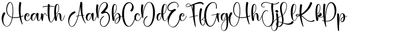 Hearth font
