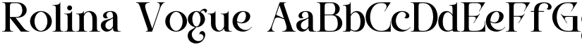 Rolina Vogue font