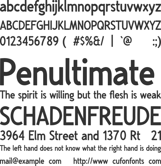 Walkerz font preview