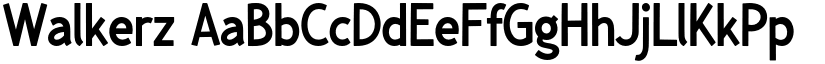 Walkerz font download