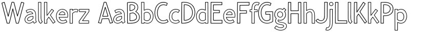 Walkerz font