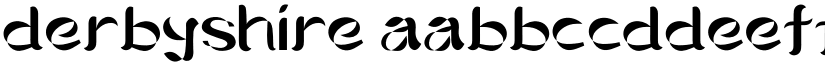 Derbyshire font download