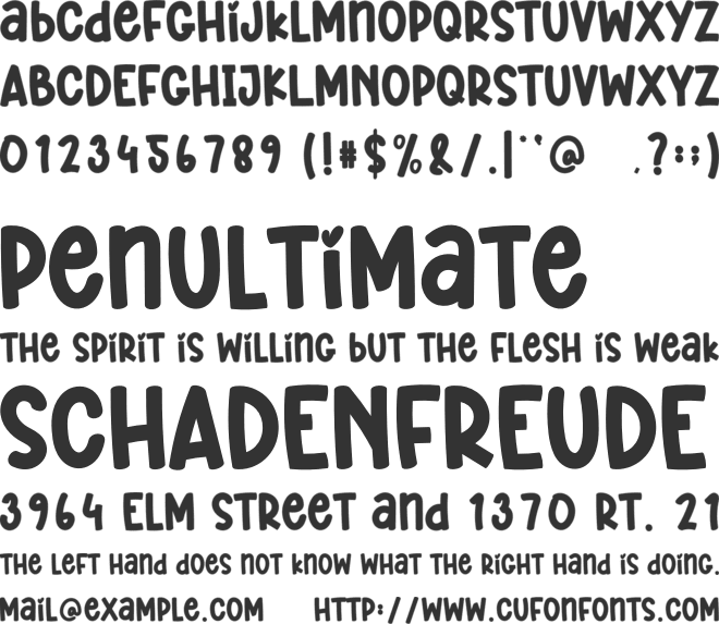 Winter Farmhouse font preview