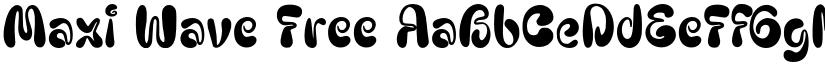 Maxi Wave Free font download
