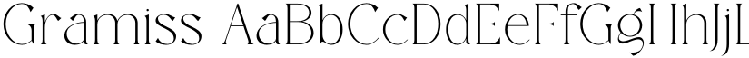 Gramiss font download