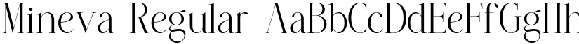 Mineva font download