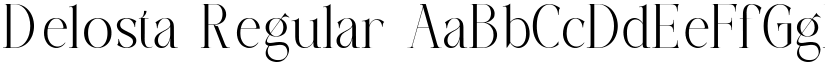 Delosta font download