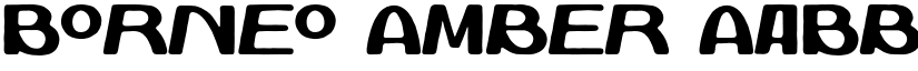 Borneo Amber font