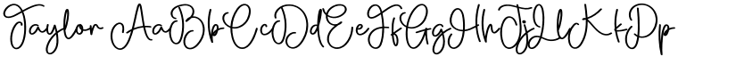 Taylor font download