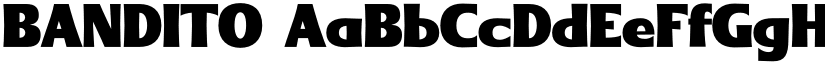 BANDITO font download