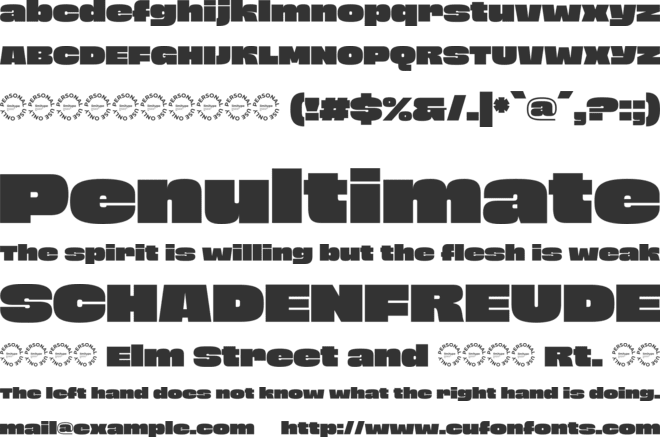 Gero Bold Font font preview