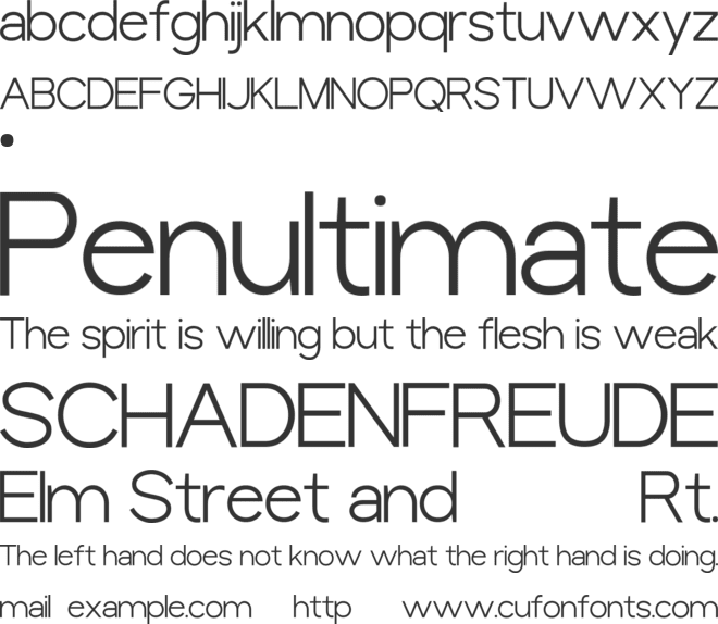 Baftiva font preview