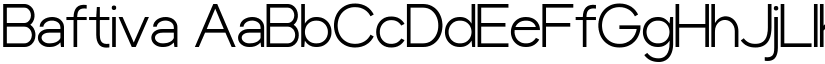 Baftiva font