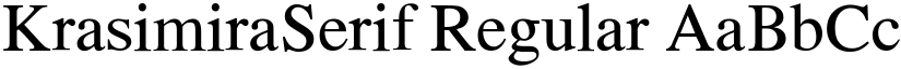 KrasimiraSerif font download