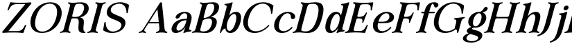 ZORIS font