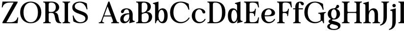 ZORIS font download