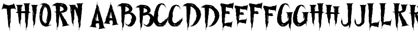THIORN font