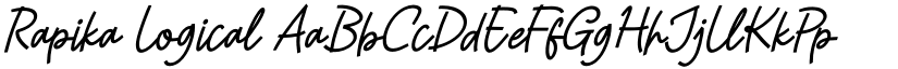 Rapika Logical font