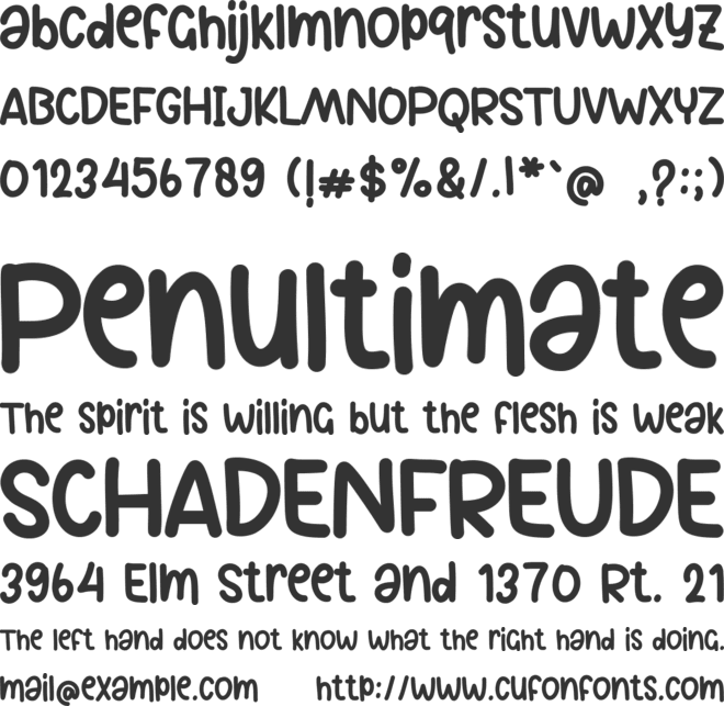 New Christmas Four font preview