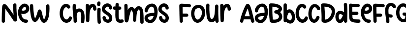 New Christmas Four font