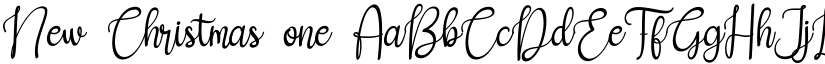 New Christmas one font