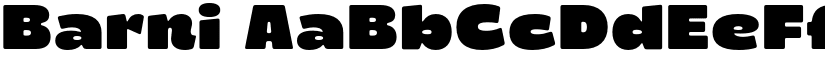 Barni font