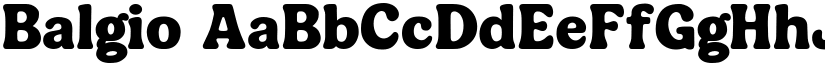 Balgio font download