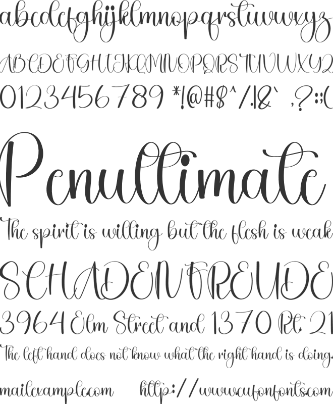 Delightfully font preview
