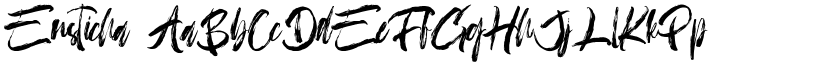 Ensticha font