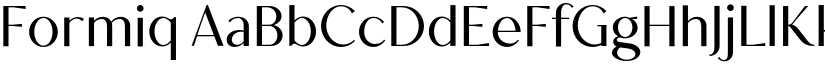 Formiq font download