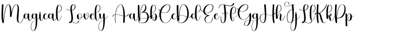 Magical Lovely font