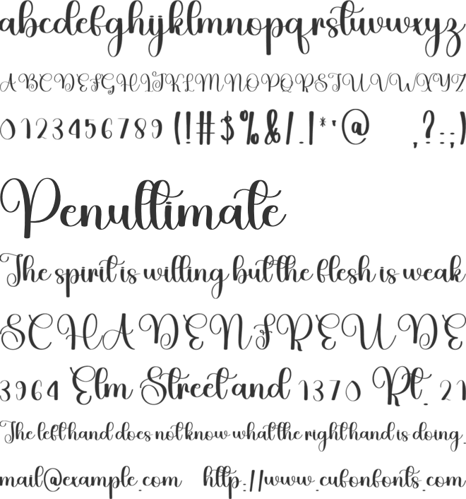 Beauty  Glitter font preview