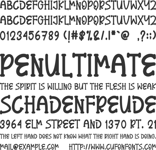 Home Summer font preview