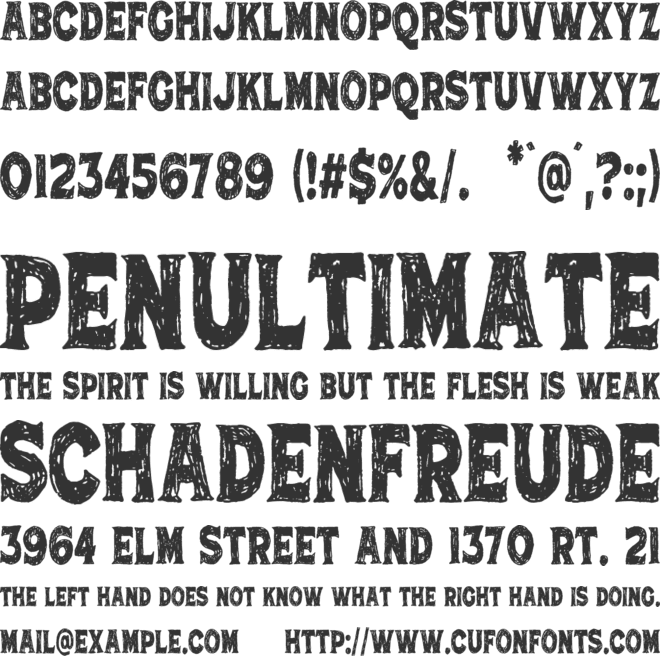 Audiencia Portuguesa font preview