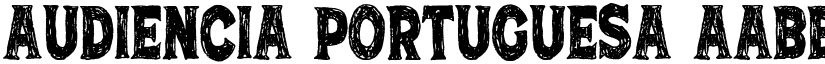 Audiencia Portuguesa font download