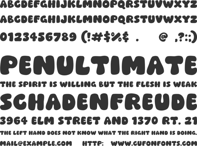 Funky Catch font preview