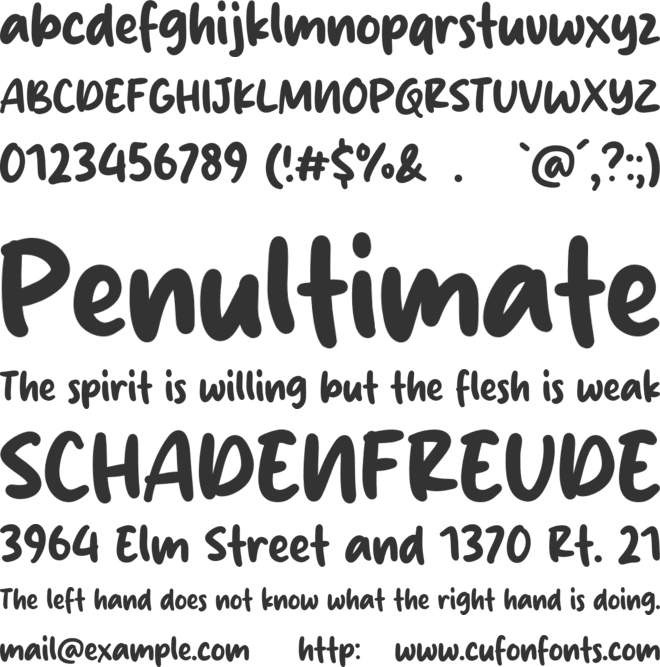 Victoria Karen font preview