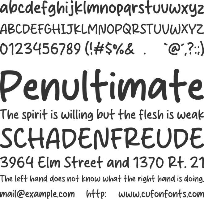 Sweet Biscuit font preview