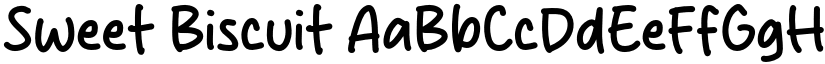 Sweet Biscuit font