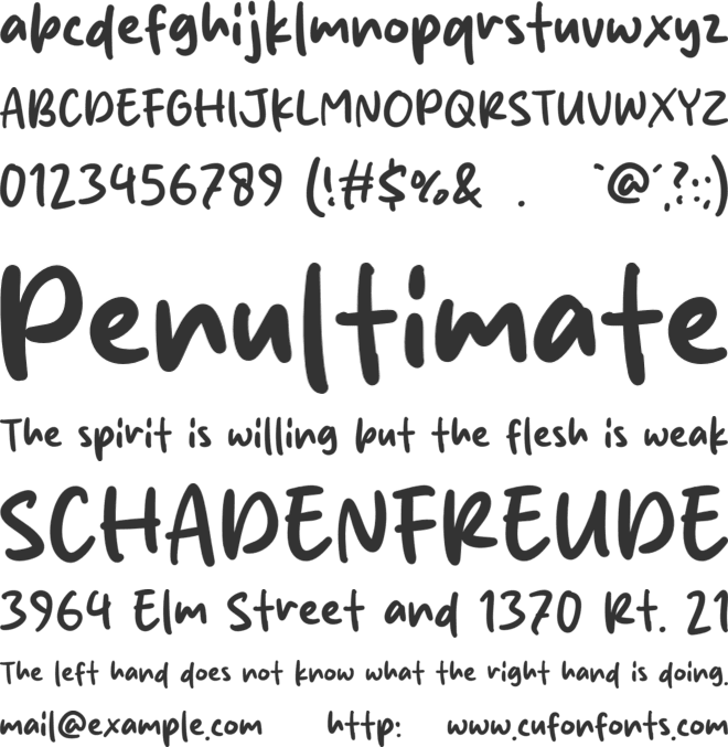 Smile Charm font preview