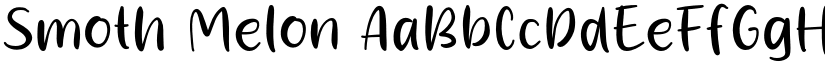 Smoth Melon font download