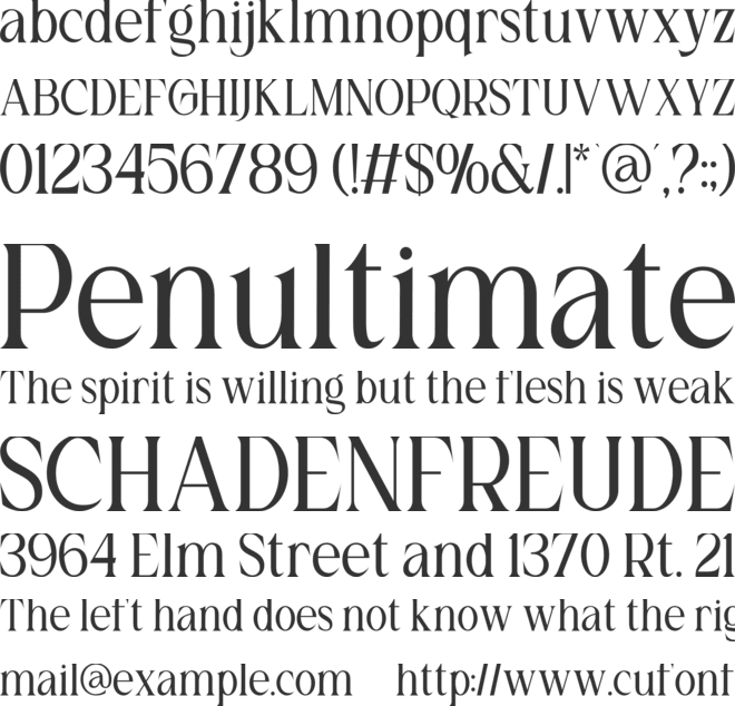 The Gold Bachelor font preview