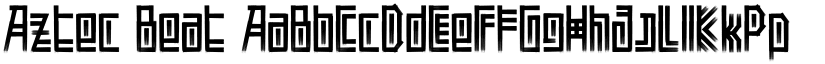 Aztec Beat font