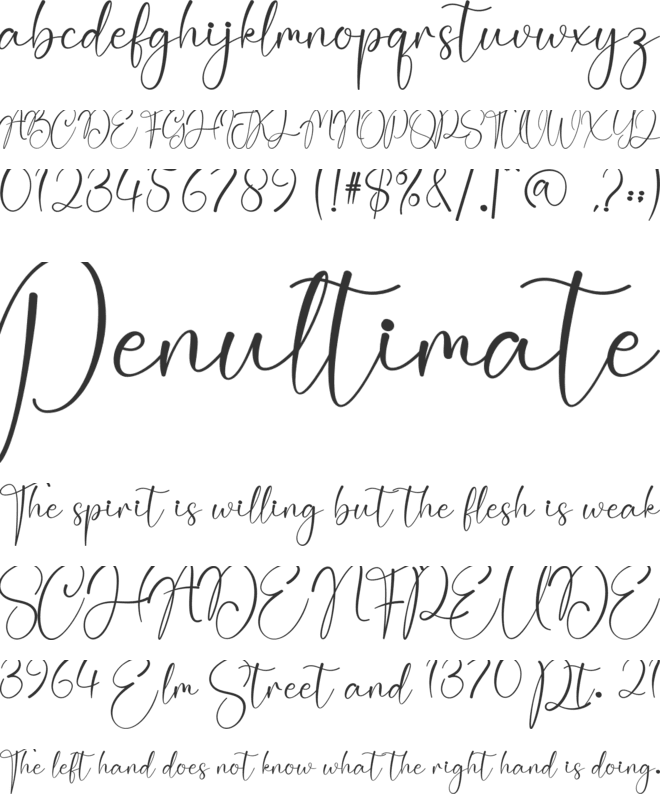 Traveling Abroad font preview