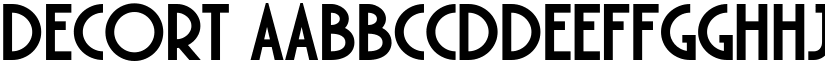 Decort font